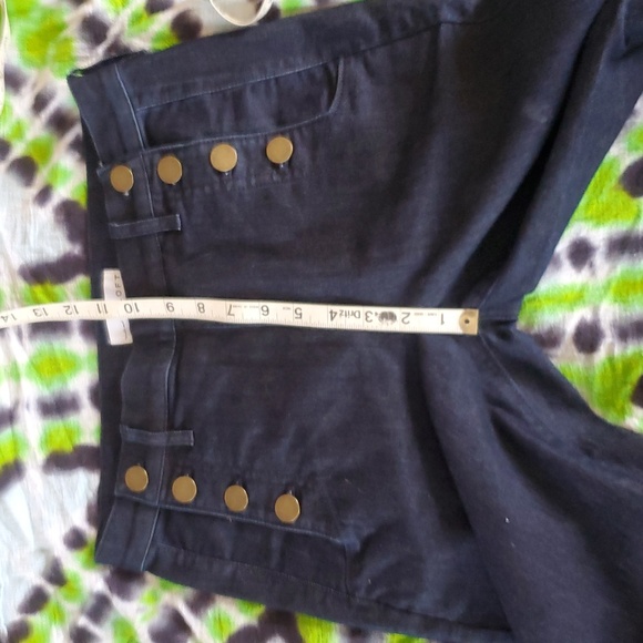 Stylish Dark Wash Jeans With High Waist Buttons. - Picture 6 of 12
